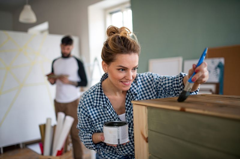 Bedroom Painting detail